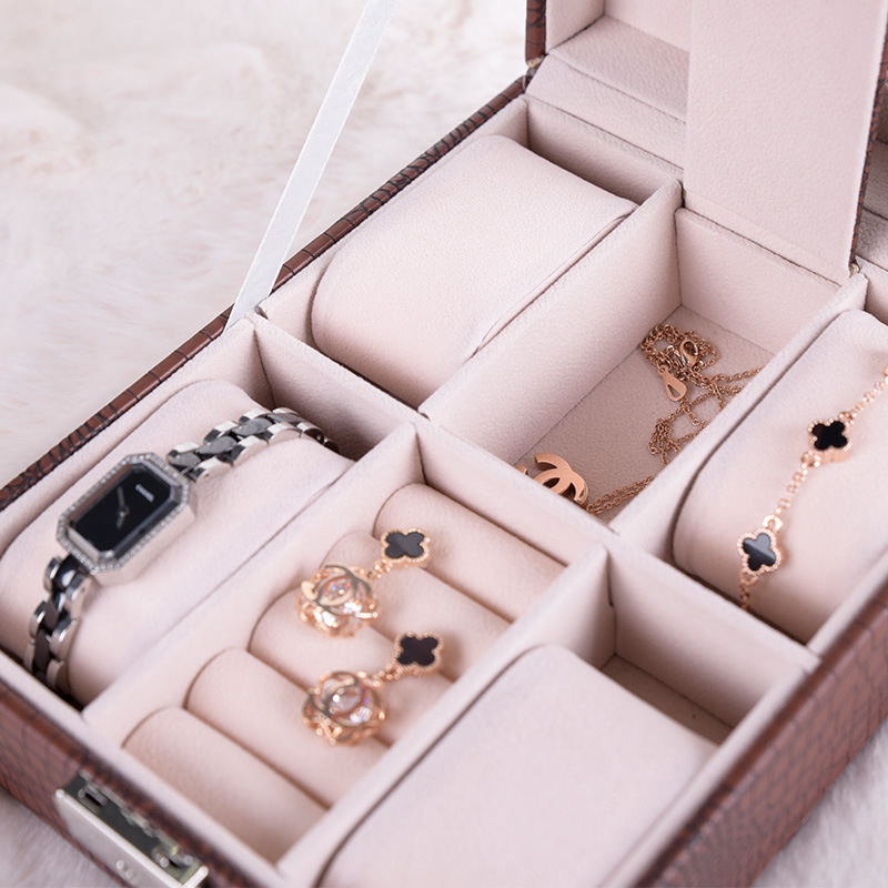 The jewelry box, the gift watch box, the earring box, the wooden belt box, the box.