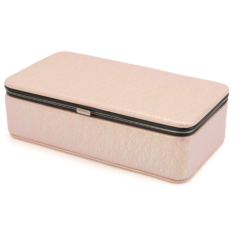 The jewelry box, the PU leather pack, the portable earring box.