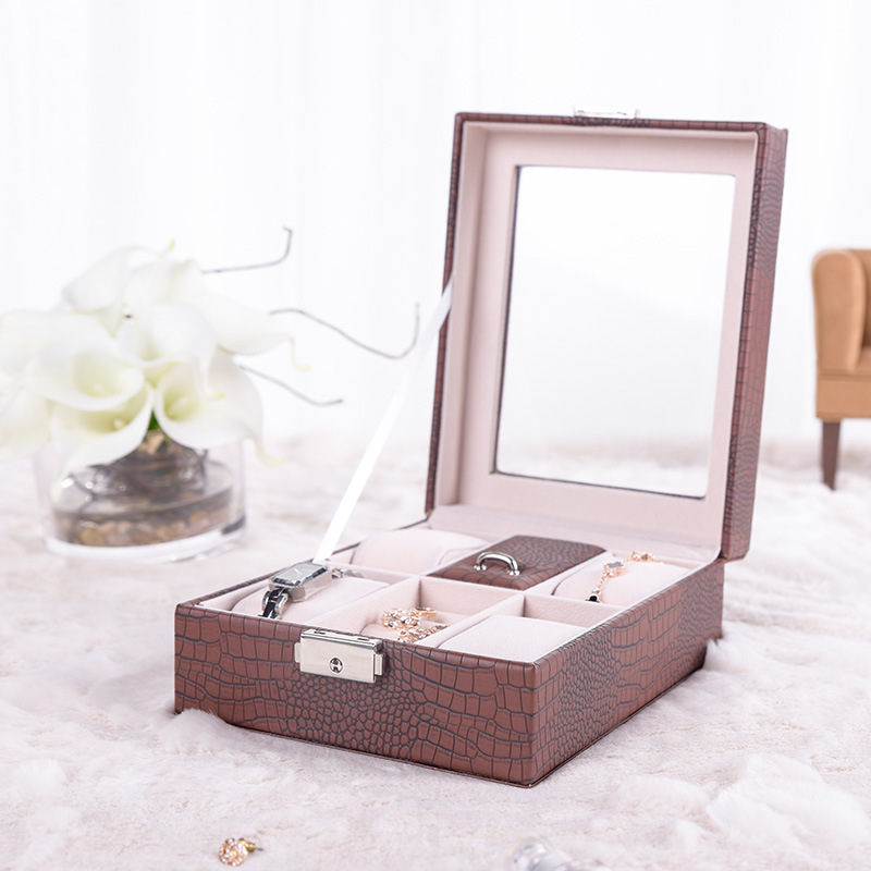 The jewelry box, the gift watch box, the earring box, the wooden belt box, the box.