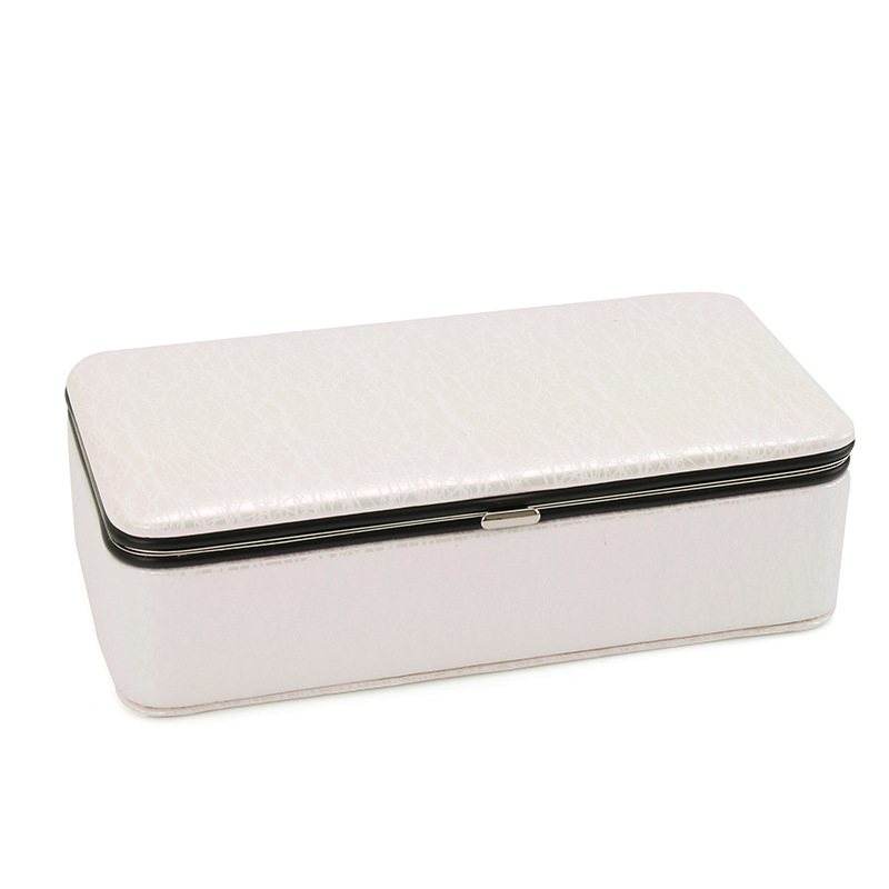 The jewelry box, the PU leather pack, the portable earring box.