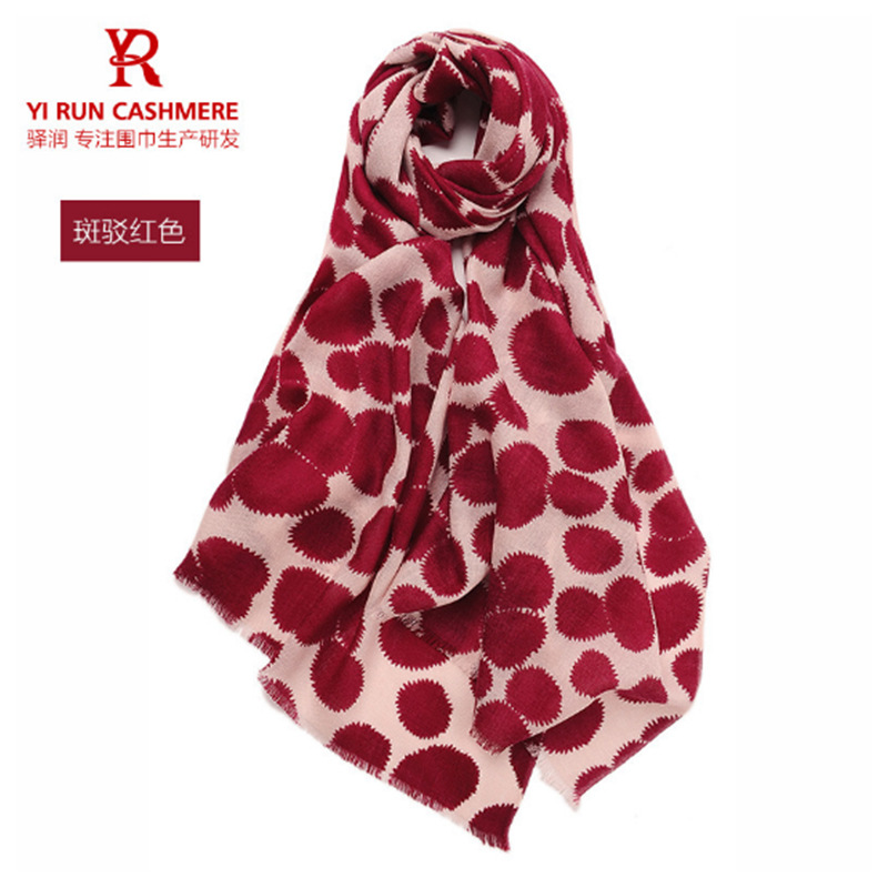 Inner Mongolia, custom-made lady scarf SWR0007 net 72s wool digital shawl in autumn winter.